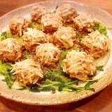 レンジで作る！糖質オフのえのきシュウマイ☆